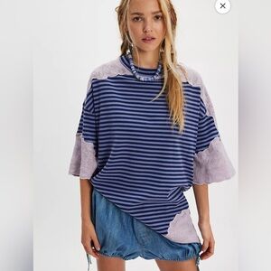 z211. $148! Free People We The Free Sherbert Tunic Medium NEW